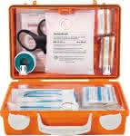 Söhngen Erste-Hilfe Koffer Quick-CD,DIN13157 / orange / inkl. Wandhalterung
