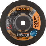 Rhodius Trennscheibe Edelst. / gerade,230 x 1,9 x 22,23 mm / XT38 / (VE=25)